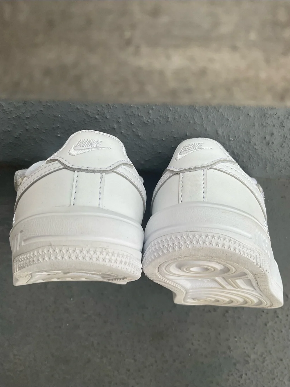 Nike Air Force 1 Low Lace WHITE/WHITE size 9C